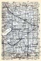 Otter Tail County 2, Gorman, Perham, Pine Lake, butler, Paddock, Deer Creek, Girard, Henning, Folden, Eagle Lake, Parkers Prairie, Minnesota State Atlas 1954